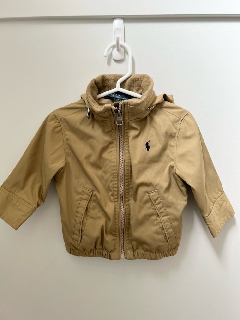 POLO Ralph Lauren Beige/Tan Kids Hooded Zip Jacket
